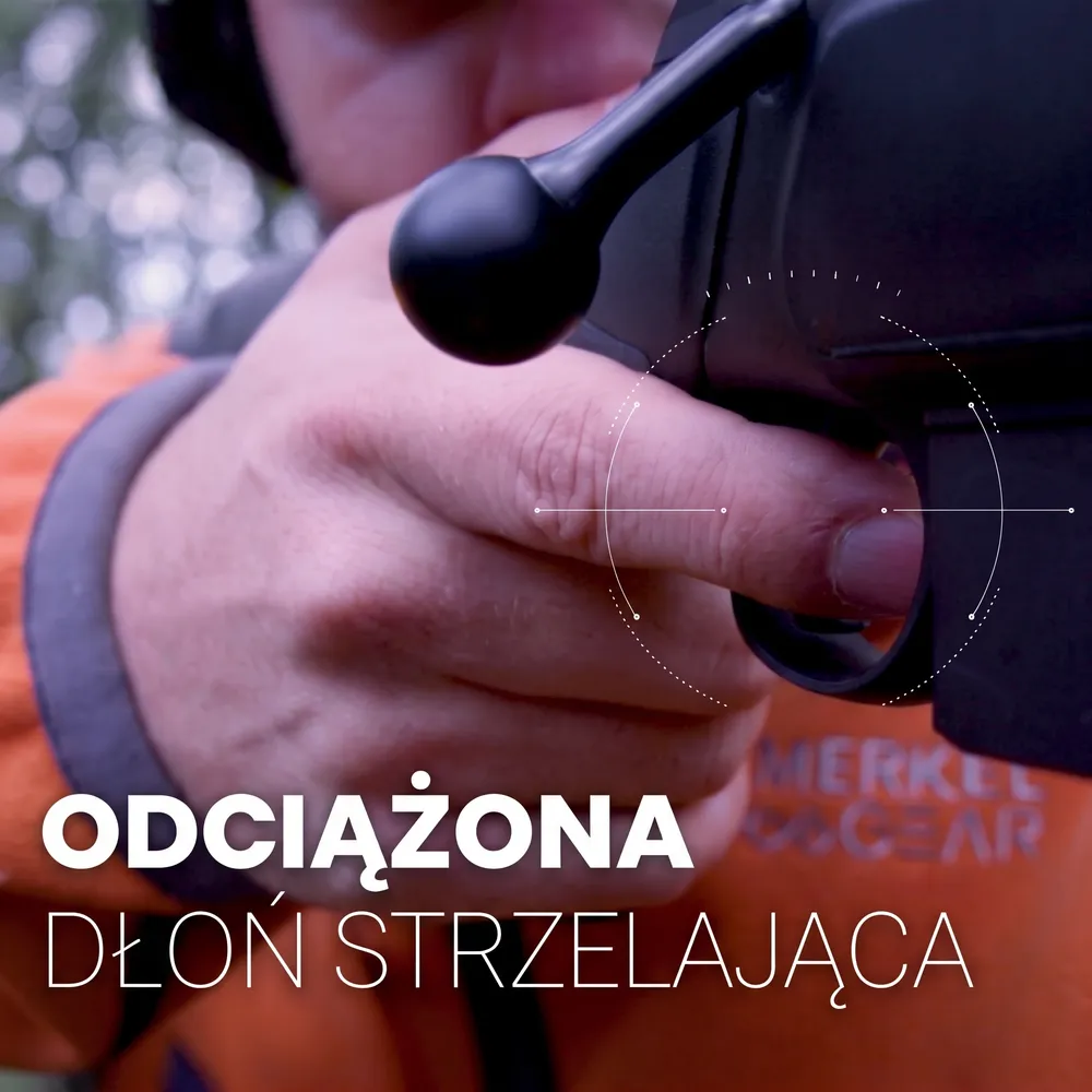Struktura materiałowa pętli Sauenhammer SH2 z Cordury i nieelastycznego neoprenu
